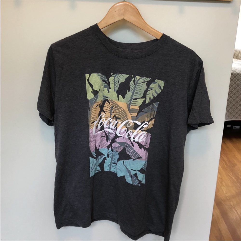 Coca Cola Tropical Print T-Shirt
